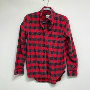 Woolrich Classic Buffalo Check Flannel Button Up Size Small